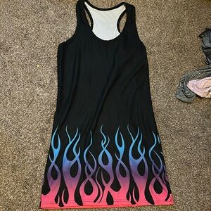 Too fast flames dress